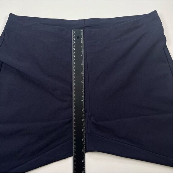 NEW Eileen Fisher Washable Stretch Crepe Pant Pull On Slim Fit Navy Size Large - Picture 6 of 8